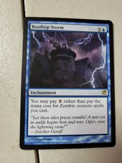 1x Rooftop Storm Innistrad Regular MTG Magic LP Free Shipping - Image 1