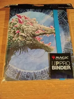 The Lost Caverns of Ixalan Stylized Fungus Fossil 4 Pocket PRO Binder MTG - Image 1