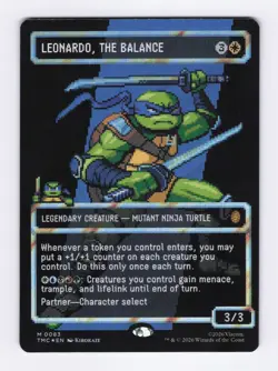 Leonardo, The Balance (Surge Foil) 83 MTG Commander Teenage Mutant Ninja Turtles - Image 1