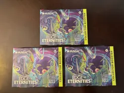 Magic The Gathering Edge Of Eternities Collector Omega Booster Pack x3 - Image 1