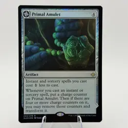 Magic MTG: Primal Amulet - Ixalan (XLN) #243 *Prerelease Promo* *FOIL* - Image 1