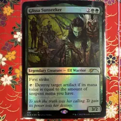 Magic: The Gathering Glissa Sunseeker Secret Lair Drop Foil Rare Green 2022 - Image 1