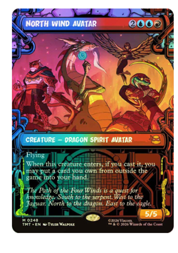 North Wind Avatar - Foil - Showcase Teenage Mutant Ninja Turtles MTG - Image 1