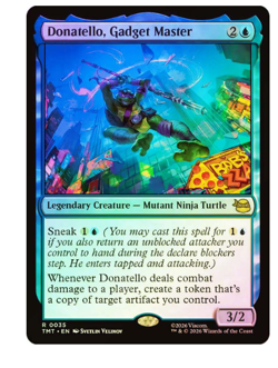 Donatello, Gadget Master - Foil Teenage Mutant Ninja Turtles MTG - Image 1