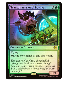 Transdimensional Bovine - Foil Teenage Mutant Ninja Turtles MTG - Image 1