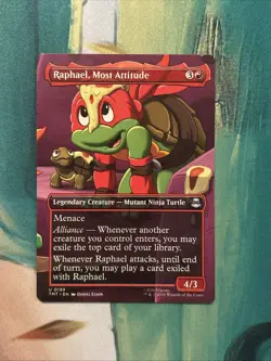 Raphael, Most Attitude - Borderless~0199~NM~Teenage Mutant Ninja Turtles~MTG - Image 1