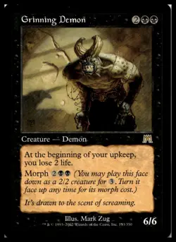 MTG Grinning Demon - Onslaught Rare | NM - Image 1