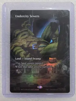 Undercity Sewers - Foil Extended Art PZA NM MTG TMNT - Image 1