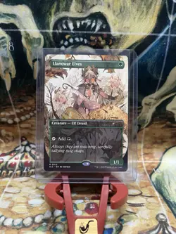 Llanowar Elves MTG Secret Lair An Encyclopedia of Magic NM R00012 Non-Foil - Image 1