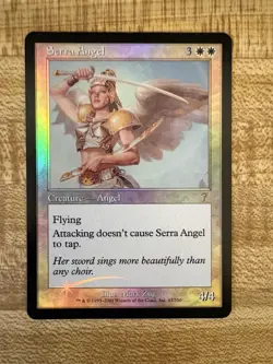 MTG Serra Angel 7th Edition Foil LP/EX - Image 1