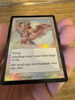 MTG Serra Angel 7th Edition Foil LP/EX - Image 4