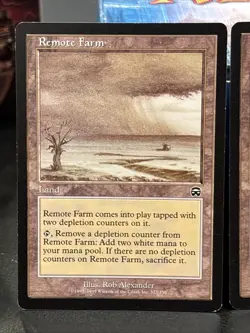 MTG 4x Remote Farm Mercadian Masques LP - Image 2