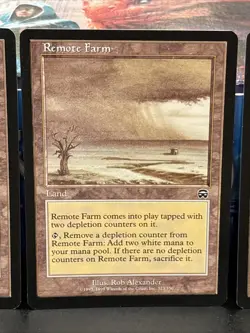 MTG 4x Remote Farm Mercadian Masques LP - Image 4