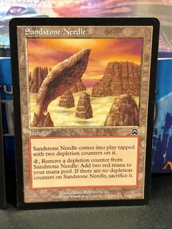 2x Sandstone Needle Mercadian Masques Mtg Magic LP - Image 3