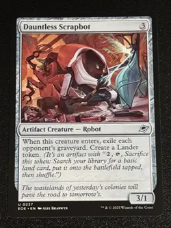 MTG Edge of Eternities Dauntless Scrapbot 0237 NM - Image 1