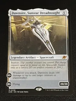 MTG Edge of Eternities Dawnsire, Sunstar Drednought 0238 NM Mythic - Image 1