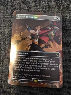 Search for Dagger (Borderless) Commander: Final Fantasy Foil - Image 1