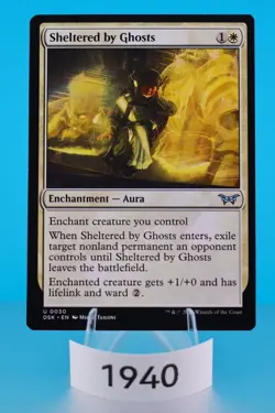 MTG Sheltered by Ghosts Duskmourn: House of Horror Regular #30 - Image 1