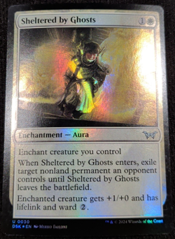 MTG / Sheltered by Ghosts / DSK / #30 / FOIL / Uncommon / NM - Image 1