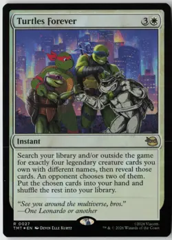 Turtles Forever (27) - Foil - Teenage Mutant Ninja Turtles (TMT) - NM - Image 1