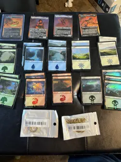 The One Ring UNOPENED With Mount Scene,lands , Necklace+ Ring + Spin-down Die - Image 1
