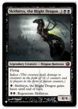 MTG Skithiryx, the Blight Dragon - The List Reprints Moderately Played English - Image 1