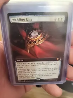 Wedding Ring (Extended Art) Commander: Innistrad: Crimson Vow Regular - Image 1