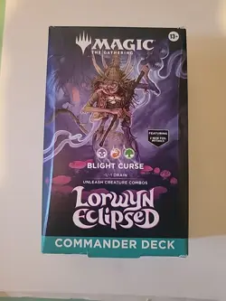 Magic The Gathering Lorwyn Eclipsed Blight Curse Commander Deck - Image 1