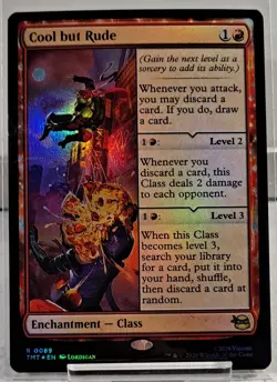 Magic The Gathering Cool But Rude TMNT Rare Foil - Image 1