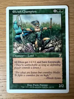 MAGIC - Elvish Champion / Seventh Edition - MTG ENG - Image 1