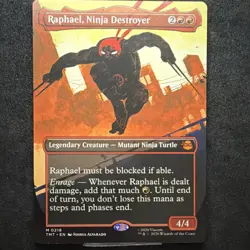Raphael, Ninja Destroyer M-0218 Legendary Creature 4/4 TMNT Red 2026 - Image 1