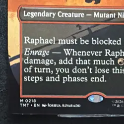 Raphael, Ninja Destroyer M-0218 Legendary Creature 4/4 TMNT Red 2026 - Image 5