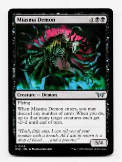 Miasma Demon - Duskmourn MTG 💀💀 - Image 3