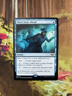 MTG Three Steps Ahead NM Outlaws of Thunder Junction - Image 1