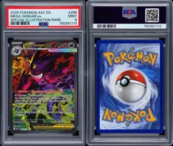 2026 POKEMON ASCENDED HEROS SPECIAL ILLUSTRATION RARE #284 MEGA GENGAR EX PSA 9 - Image 3