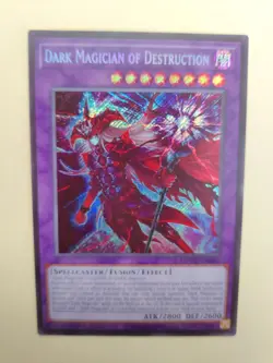 Yugioh! Maze of Muertos: Dark Magician of Destruction MZMU-EN011 Secret Rare LP - Image 1