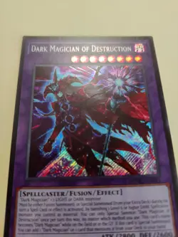 Yugioh! Maze of Muertos: Dark Magician of Destruction MZMU-EN011 Secret Rare LP - Image 2