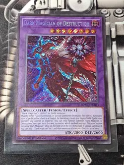 Dark Magician of Destruction 1st Edition Secret Rare MZMU-EN011 - Image 1