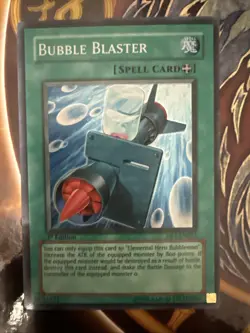 Yu-Gi-Oh! TCG Bubble Blaster 1st Edition DP1-EN023 Super Rare - Image 1