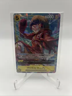 SEALED OP07-109 SR Monkey.D.Luffy Alt Art Promo One Piece CCG Illustration V3 - Image 1