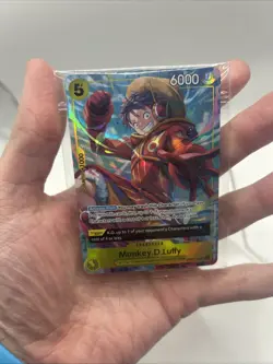 SEALED OP07-109 SR Monkey.D.Luffy Alt Art Promo One Piece CCG Illustration V3 - Image 3