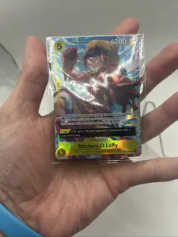 SEALED OP07-109 SR Monkey.D.Luffy Alt Art Promo One Piece CCG Illustration V3 - Image 4