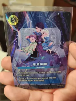Disney Lorcana All Is Found Enchanted 220/204 Archazia's Island Holo - Image 1
