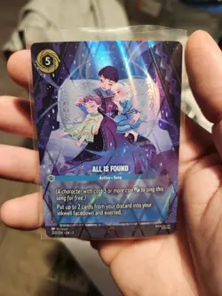 Disney Lorcana All Is Found Enchanted 220/204 Archazia's Island Holo - Image 2