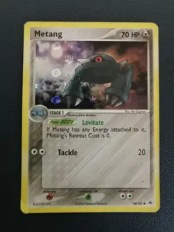 Pokemon Card Metang 44/101 EX Hidden Legends Reverse Holo Uncommon - Image 1