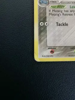 Pokemon Card Metang 44/101 EX Hidden Legends Reverse Holo Uncommon - Image 4