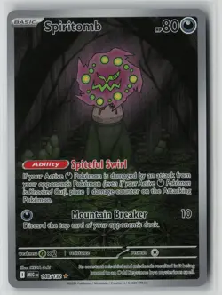 Spiritomb 148/132 Pokemon Mega Evolution Illustration Rare Card Near Mint (NM)1 - Image 1