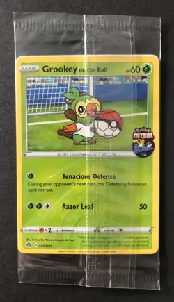 Grookey On The Ball 003/005 Futsal Pokemon Card PROMO UK Exclusive NEW SEALED - Image 1