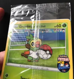 Grookey On The Ball 003/005 Futsal Pokemon Card PROMO UK Exclusive NEW SEALED - Image 3