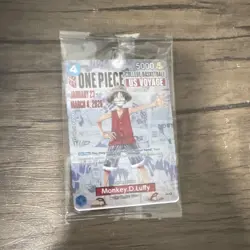 Bandai One Piece CCG Promo Monkey.D.Luffy US Voyage P-055 Character Card - Image 1